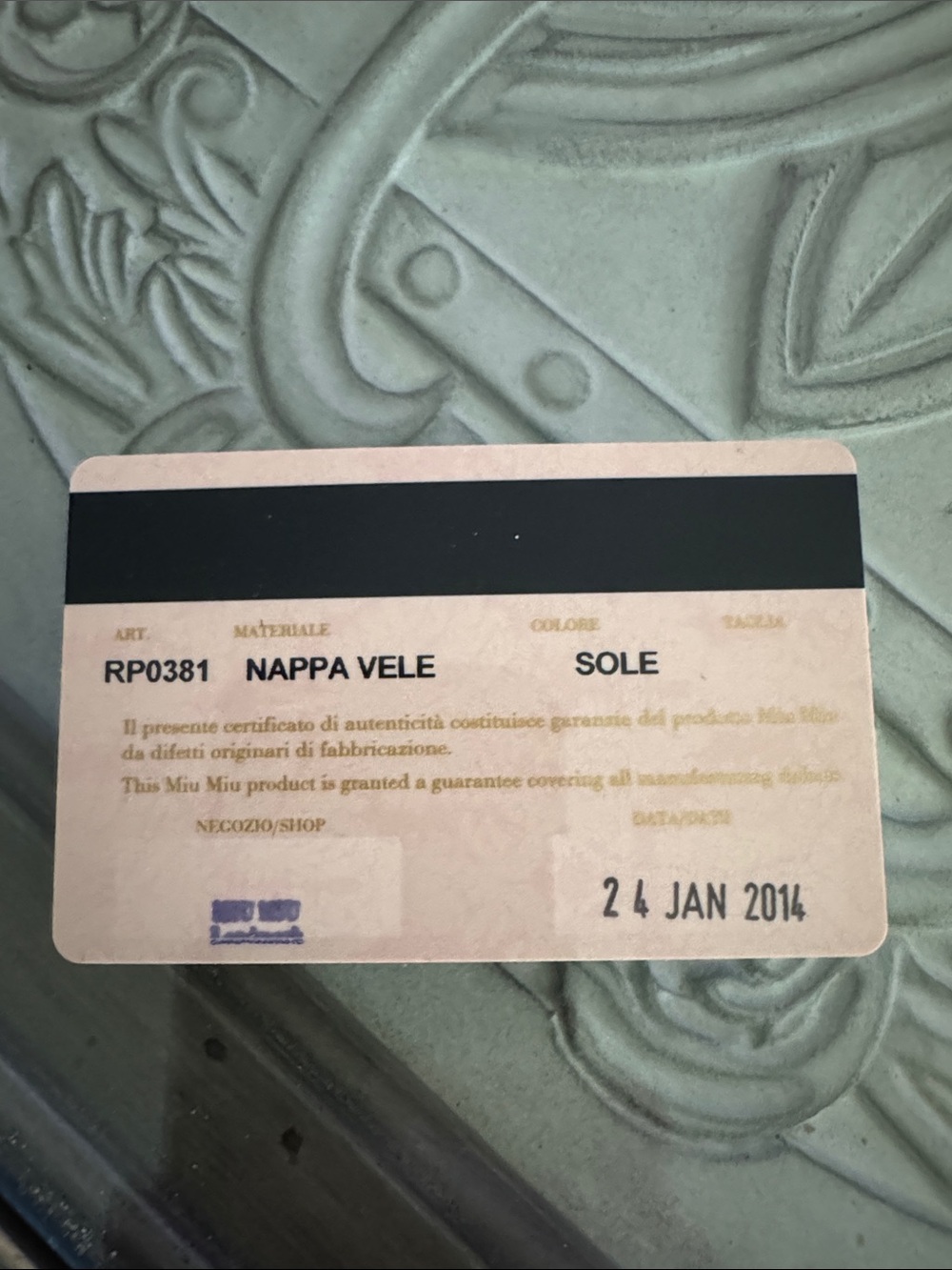 Miu Miu Nappa Vele Clutch - Picture 7 of 9